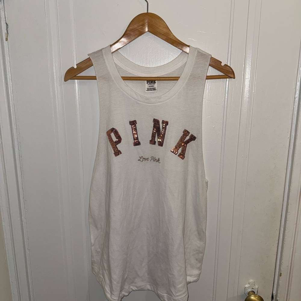 SOLD - NWOT - Y2K-inspired PINK Victoria's Secret Tank